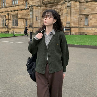 Wool cardigan