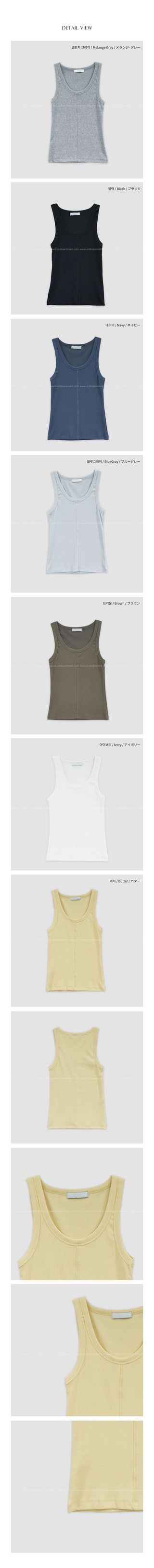 Slit Point Sleeveless
