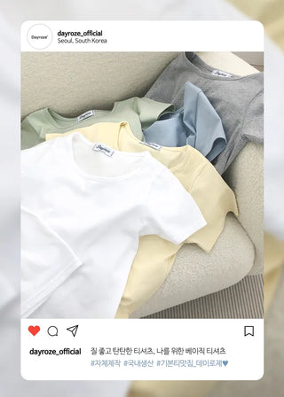 Daily short-sleeved T-shirt (9 colors)