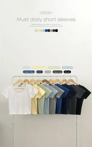Daily short-sleeved T-shirt (9 colors)