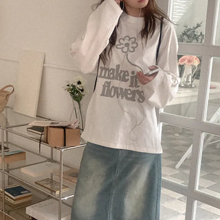 Cotton Layered Oversized T-Shirt