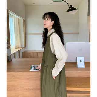 Cute long sleeveless dress