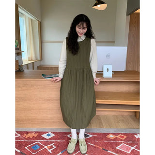 Cute long sleeveless dress