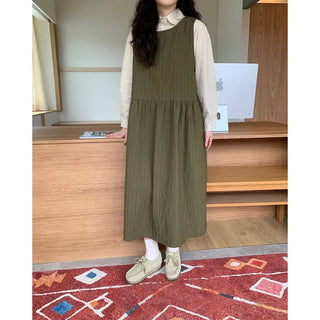 Cute long sleeveless dress
