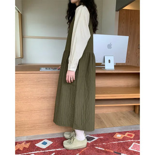 Cute long sleeveless dress
