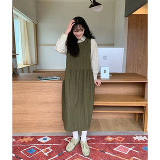 Cute long sleeveless dress