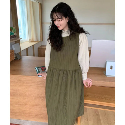 Cute long sleeveless dress