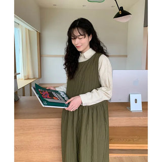 Cute long sleeveless dress