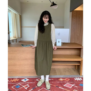 Cute long sleeveless dress