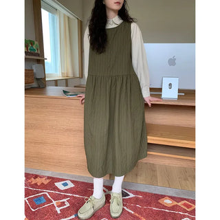 Cute long sleeveless dress