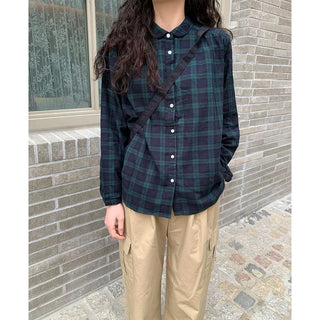 Green checkered shirt