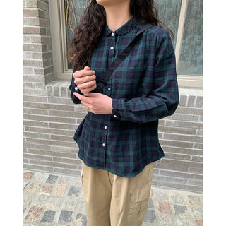 Green checkered shirt