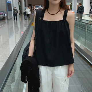 Elasticated camisole blouse