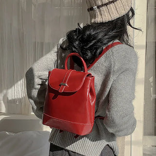 Crack Classic Leather Mini Backpack