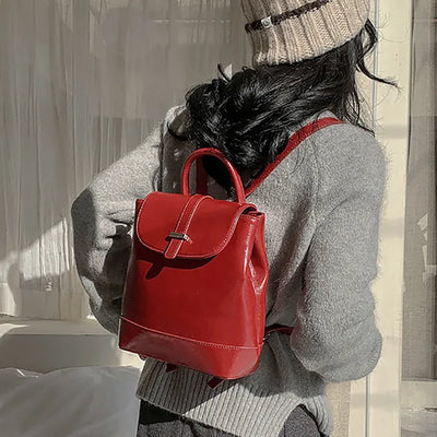 Crack Classic Leather Mini Backpack