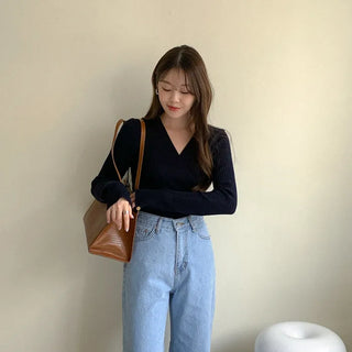 Rib Wrap Knit