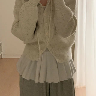 Summer Layered Frill Long Slim Camisole