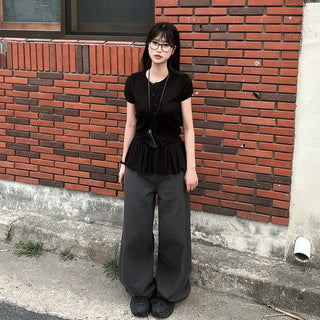 Summer Layered Frill Long Slim Camisole