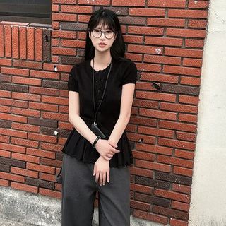 Summer Layered Frill Long Slim Camisole