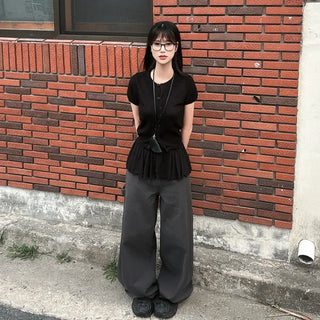 Summer Layered Frill Long Slim Camisole
