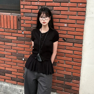 Summer Layered Frill Long Slim Camisole