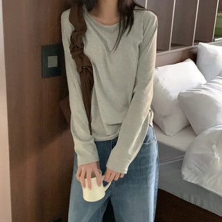Modal Round Long-Sleeve T-Shirt