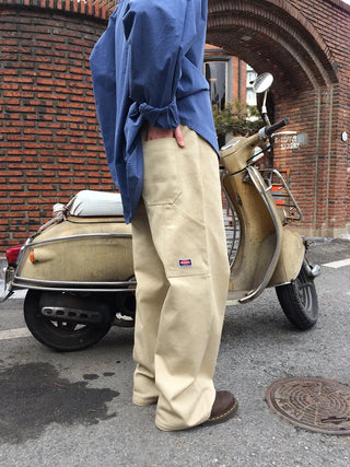 Mark strap wide pants