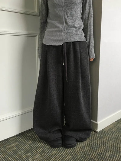 (3 colors) Knit Pants
