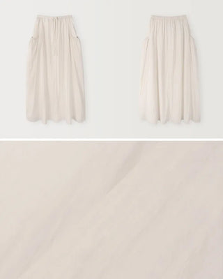 Daily elastic waist skirt