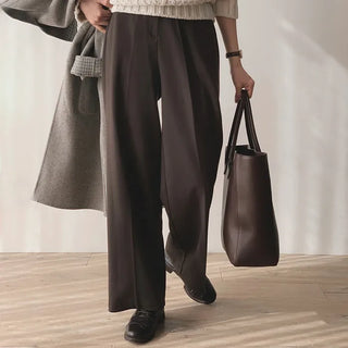 (basic/long) Wide Warmer Slacks - 4 sizes