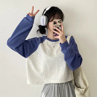 Autumn Long Sleeve Crop Drag Grand Pafleur Loose Fit T-Shirt