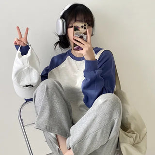 Autumn Long Sleeve Crop Drag Grand Pafleur Loose Fit T-Shirt