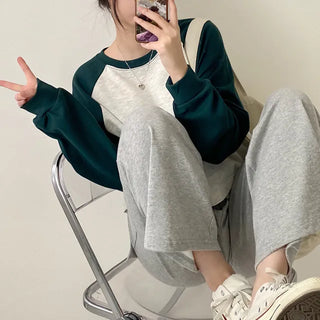 Autumn Long Sleeve Crop Drag Grand Pafleur Loose Fit T-Shirt