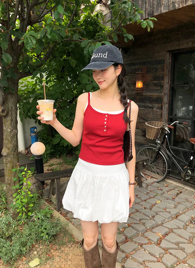 Button sleeveless