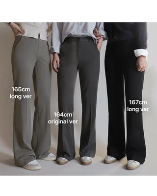 Semi-bootcut slacks