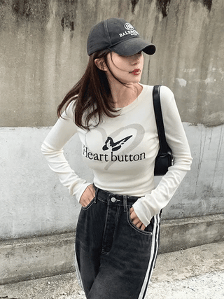 Love Slim Cropped T-Shirt (2 colors)