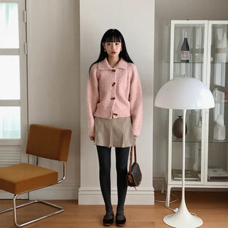 Unique pleated skirt
