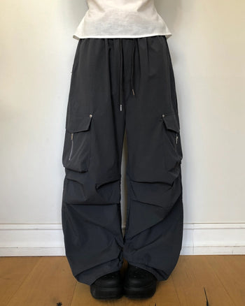 Nylon cargo pants