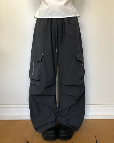 Nylon cargo pants