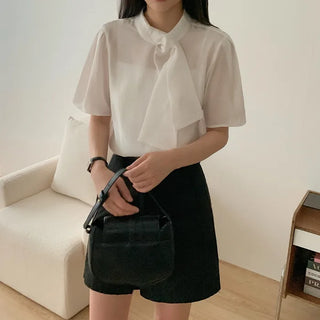 [Belt Set] Ceremony Look A-line Suit with 4/8 Length Shorts