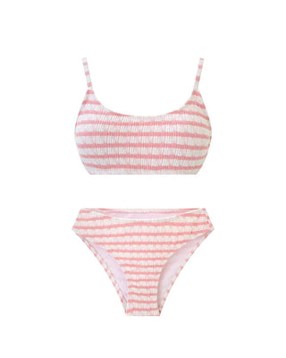 Striped Ribbon Bikini