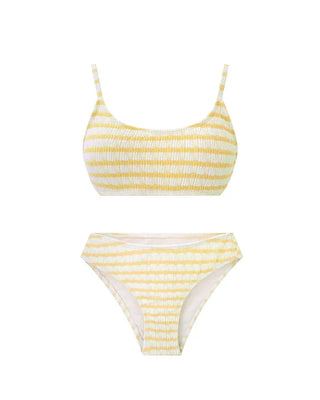 Striped Ribbon Bikini