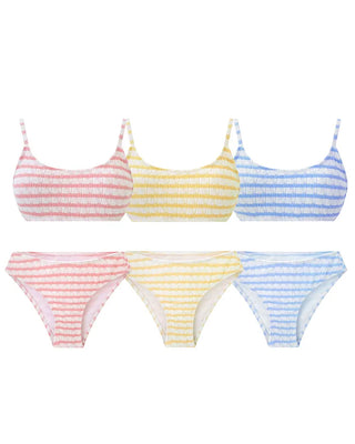 Striped Ribbon Bikini