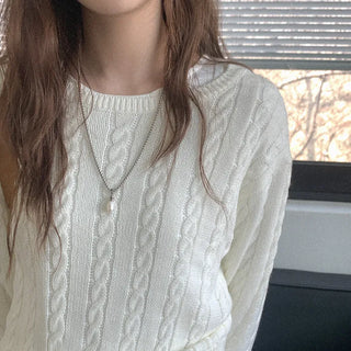 Twisted Cropped Knit