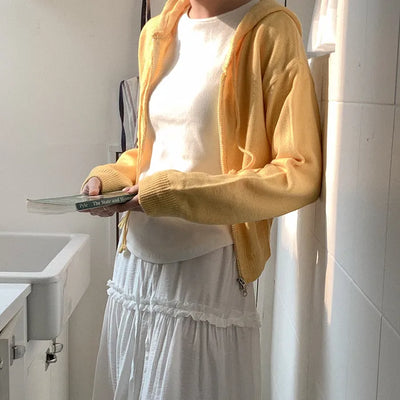 2-Way Knit Hoodie