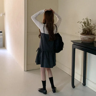 Flared bustier tunic