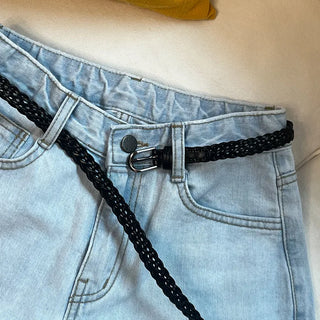 Leather Mash Belt
