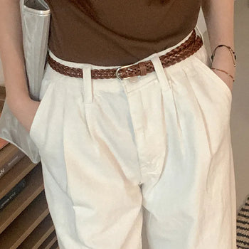 Leather Mash Belt