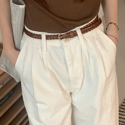 Leather Mash Belt