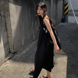 Bustier layered long dress